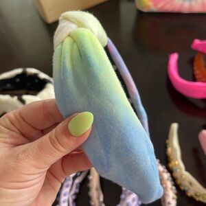 Lele Sadoughi Tie Dye Cloth Headband